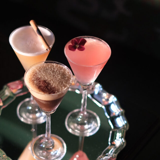 Asian Chinese restaurant Mayfair London mini cocktails festive flavour