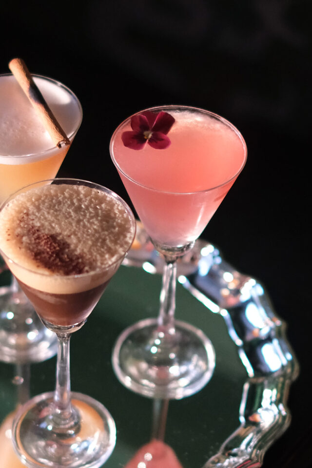 Asian Chinese restaurant Mayfair London mini cocktails festive flavour