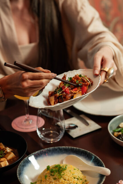 Asian restaurant Berkeley square near Piccadilly West End London