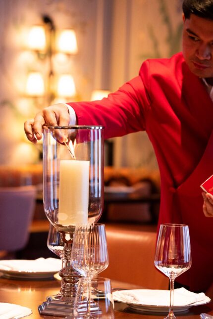 Chinese Asian restaurant Mayfair Berkeley Square Valentine's Day celebration