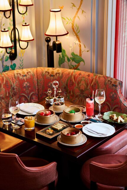 Chinese Asian restaurant Mayfair Berkeley Square Valentine's Day celebration